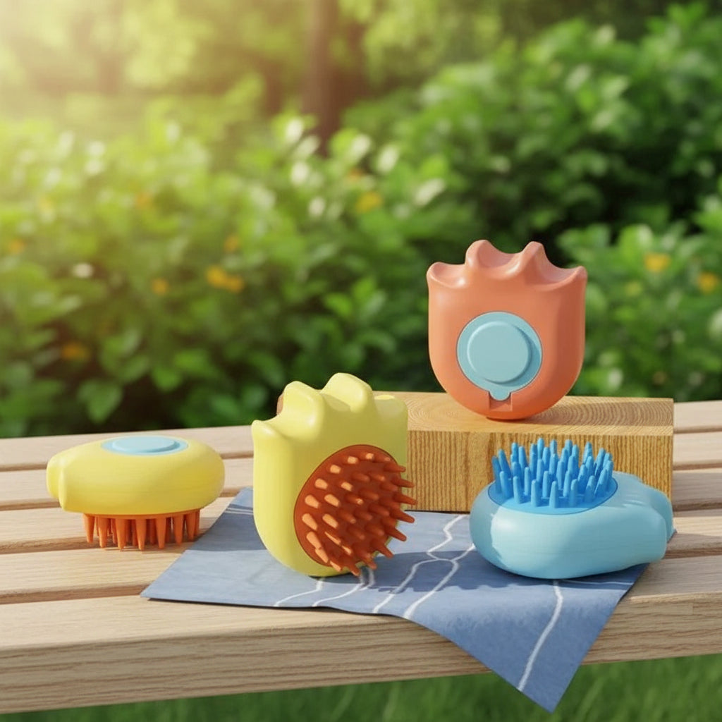 Pet Shampoo Bath Brush - [Zoro Pets]