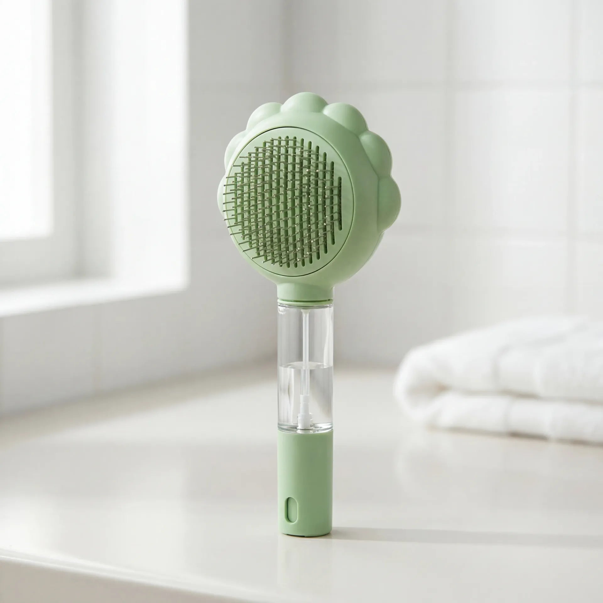 2-in-1 Self-Cleaning Spray Brush — Zoro Pets