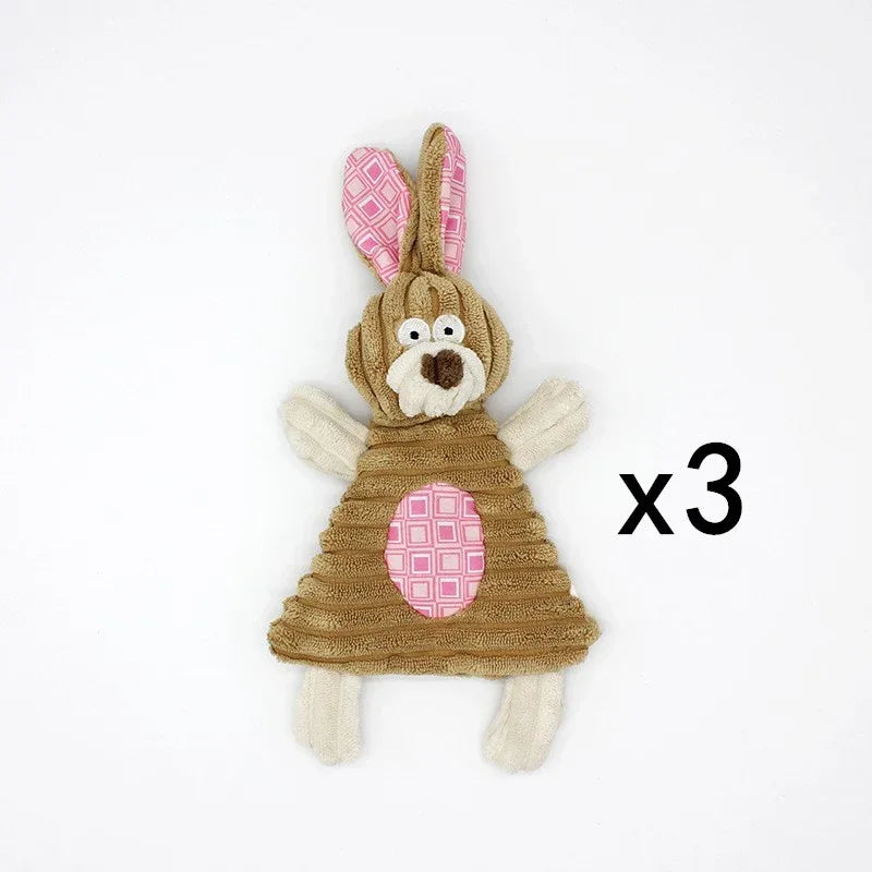 Pet Donkey Shape Corduroy Chew Toy For Dog - Rdecommerce