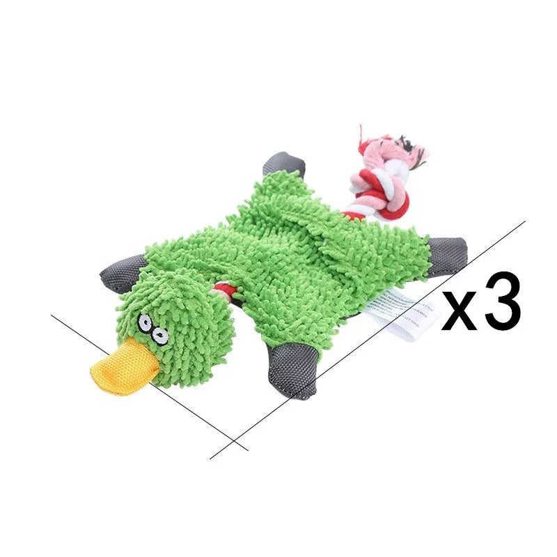 Pet Donkey Shape Corduroy Chew Toy For Dog - Rdecommerce