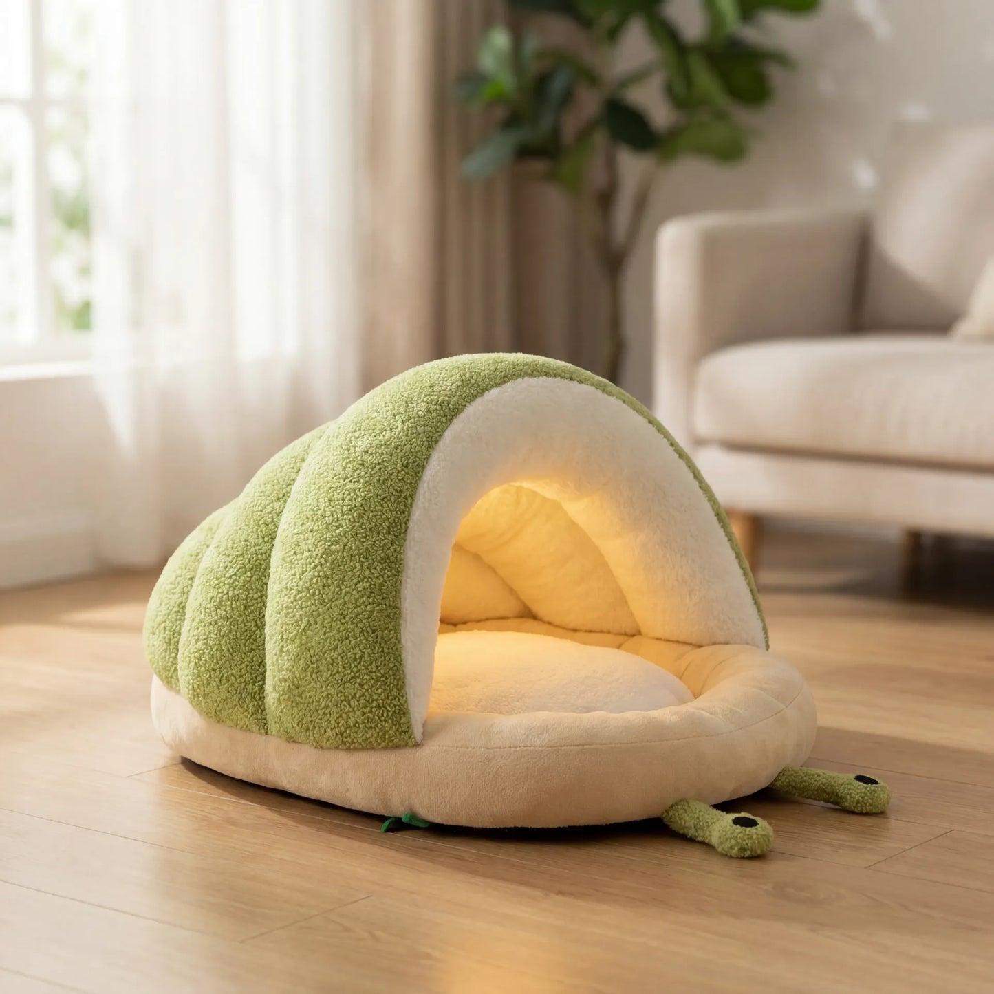 Warm Snail Cat Bed — Zoro Pets