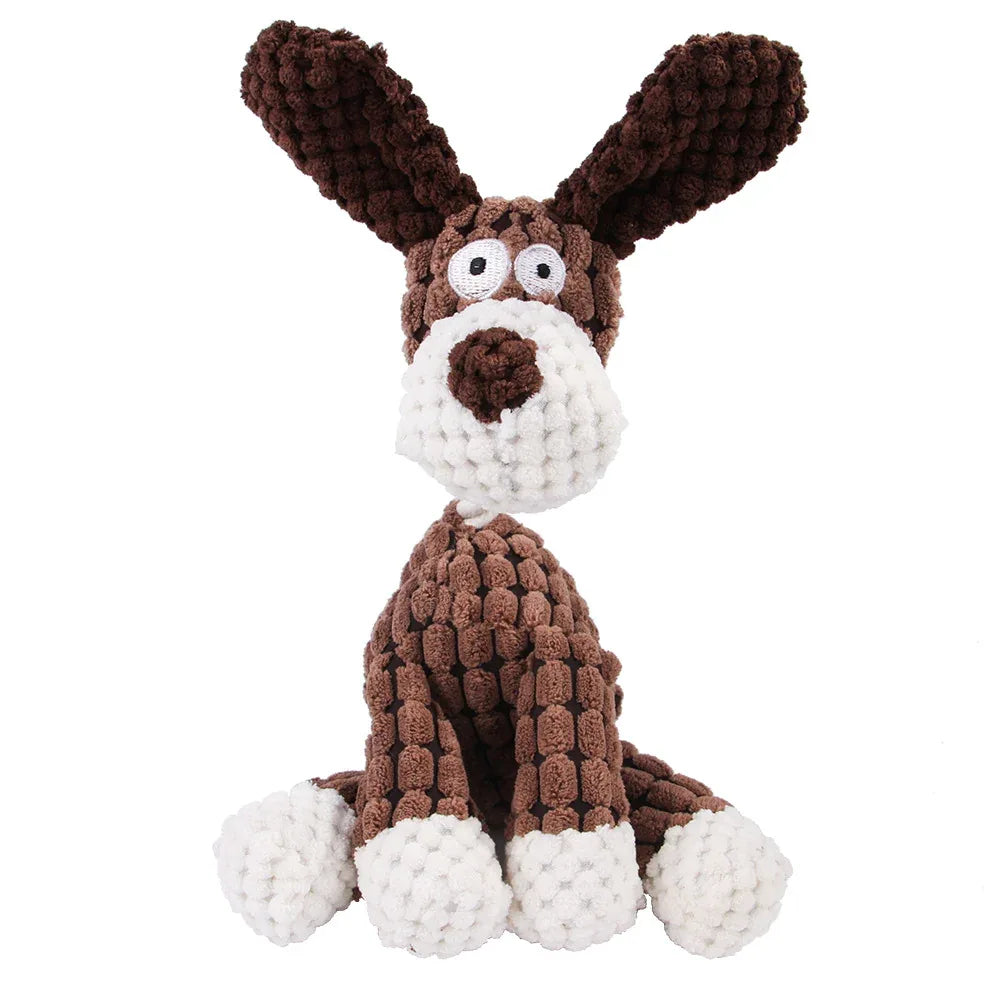 Pet Donkey Shape Corduroy Chew Toy For Dog - Rdecommerce