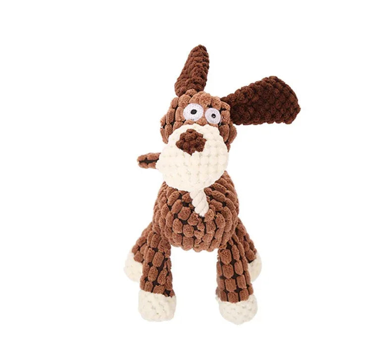 Pet Donkey Shape Corduroy Chew Toy For Dog - Rdecommerce