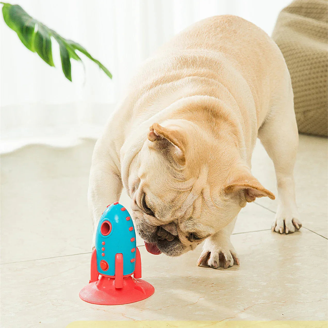 Rocket Treat Dispensing Dog Toy