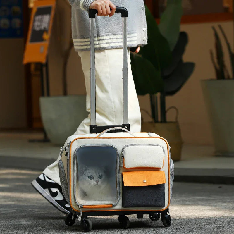 Pet Going Out Trolley Backpack Zoro Pets