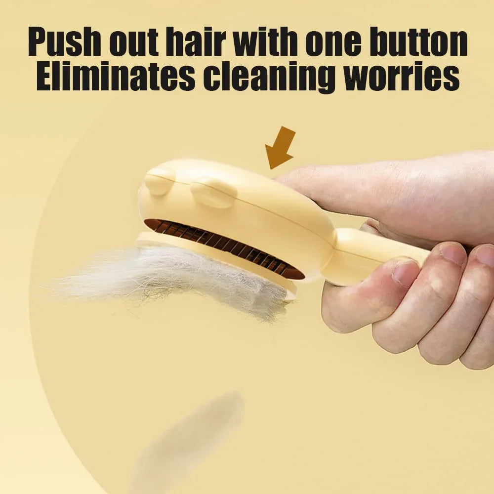 One-Click Grooming Brush