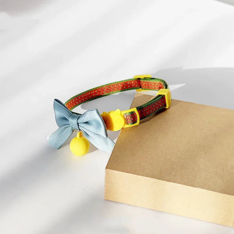 Bell Bow Tie Cat Collar