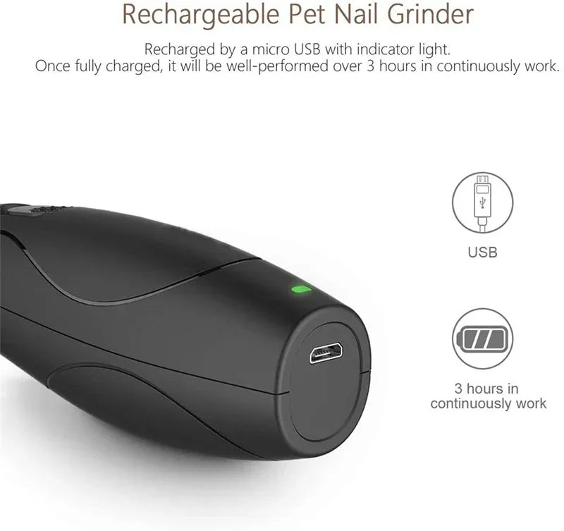 Electric Pet Nail Grinder - [Zoro Pets]