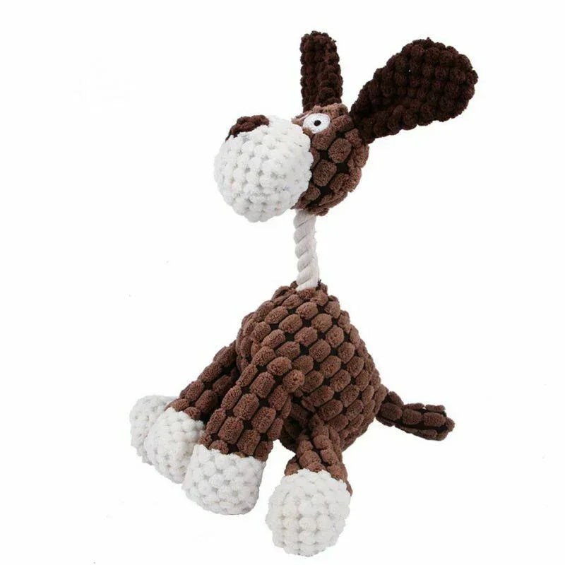 Squeaky Plush Dog Toy