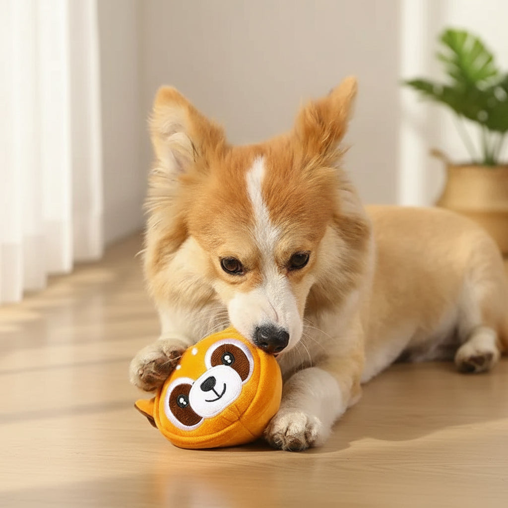 Plush Teething Pet Toy - [Zoro Pets]