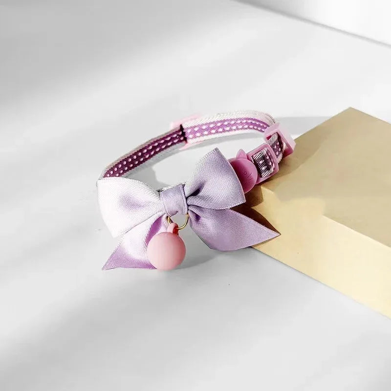 Bell Bow Tie Cat Collar