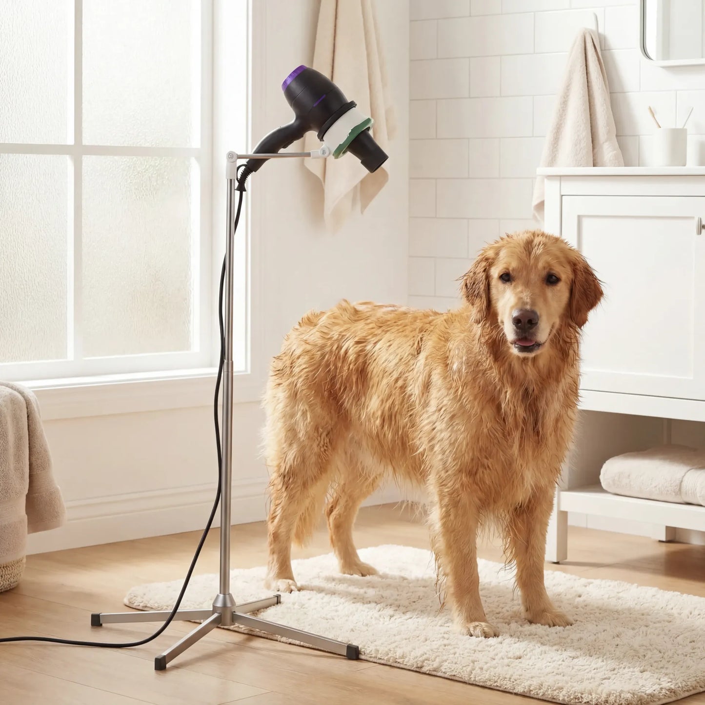 Pet Hair Dryer Stand - [Zoro Pets]