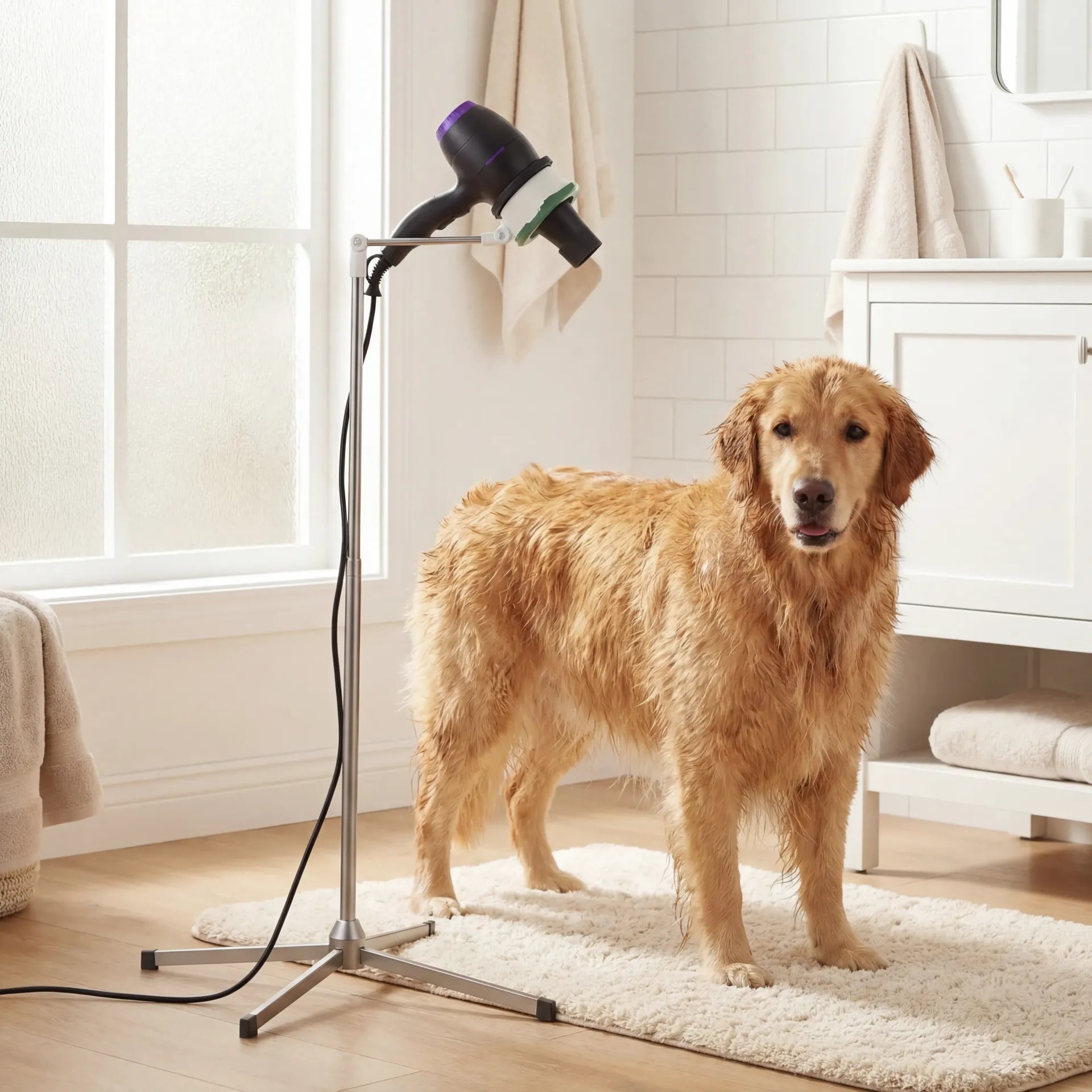 Pet Hair Dryer Stand - [Zoro Pets]