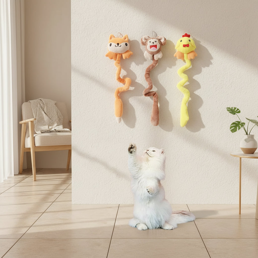 Hanging Catnip Plush Cat Toy - [Zoro Pets]