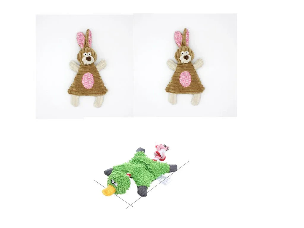 Pet Donkey Shape Corduroy Chew Toy For Dog - Rdecommerce