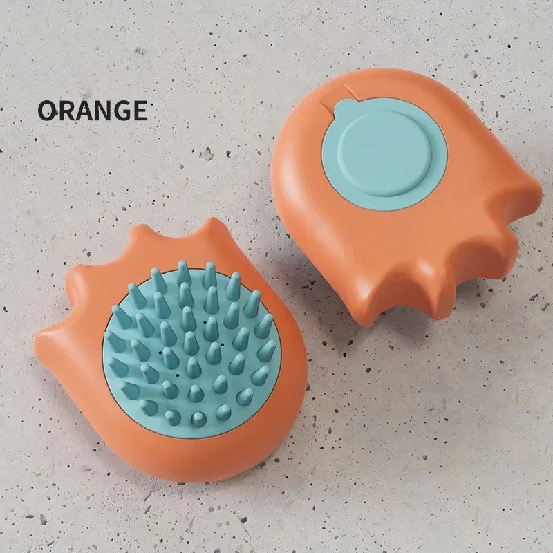 Pet Massage Bath Brush with Shampoo Box - Rdecommerce