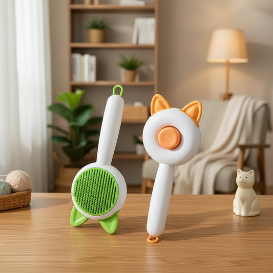 Self-Cleaning Pet Grooming Brush - [Zoro Pets]