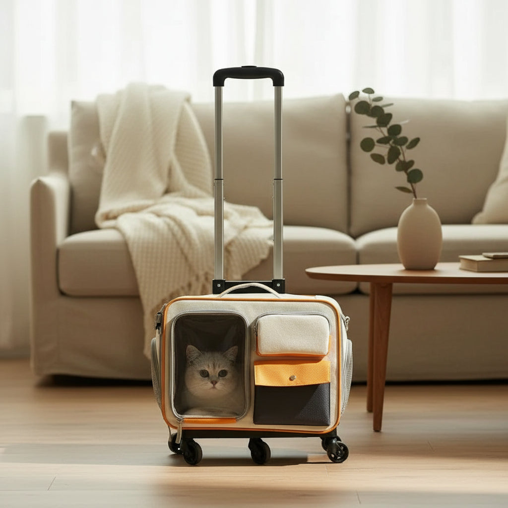 Pet Trolley Backpack Carrier - [Zoro Pets]