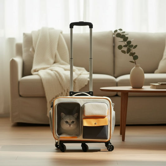 Pet Trolley Backpack Carrier - [Zoro Pets]