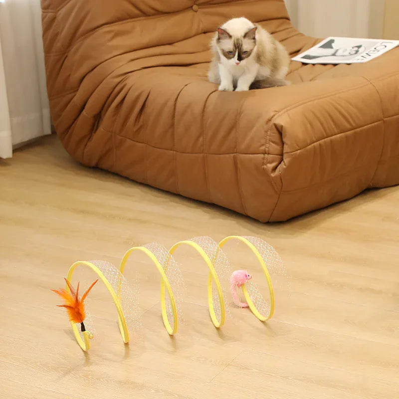 Mouse Ball Cat Tunnel Toy