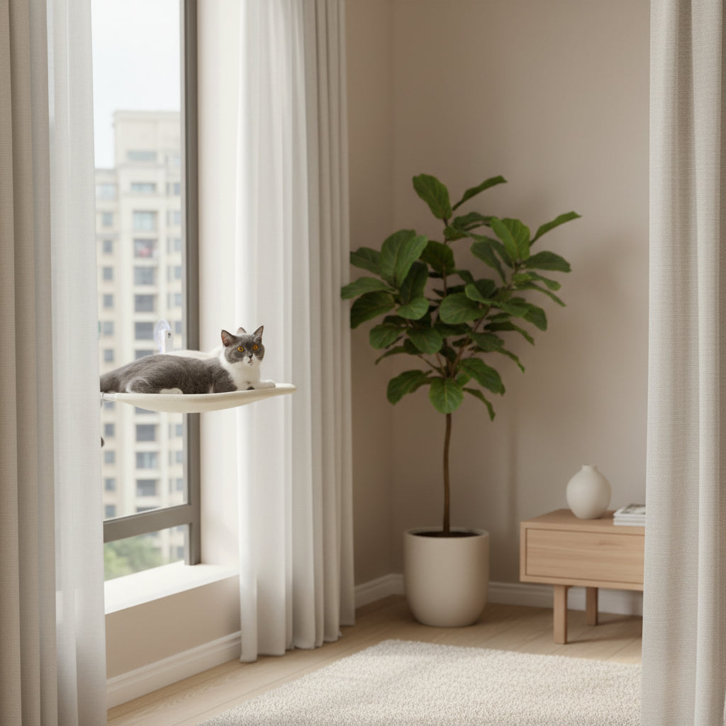 Suction Cup Cat Window Hammock - [Zoro Pets]