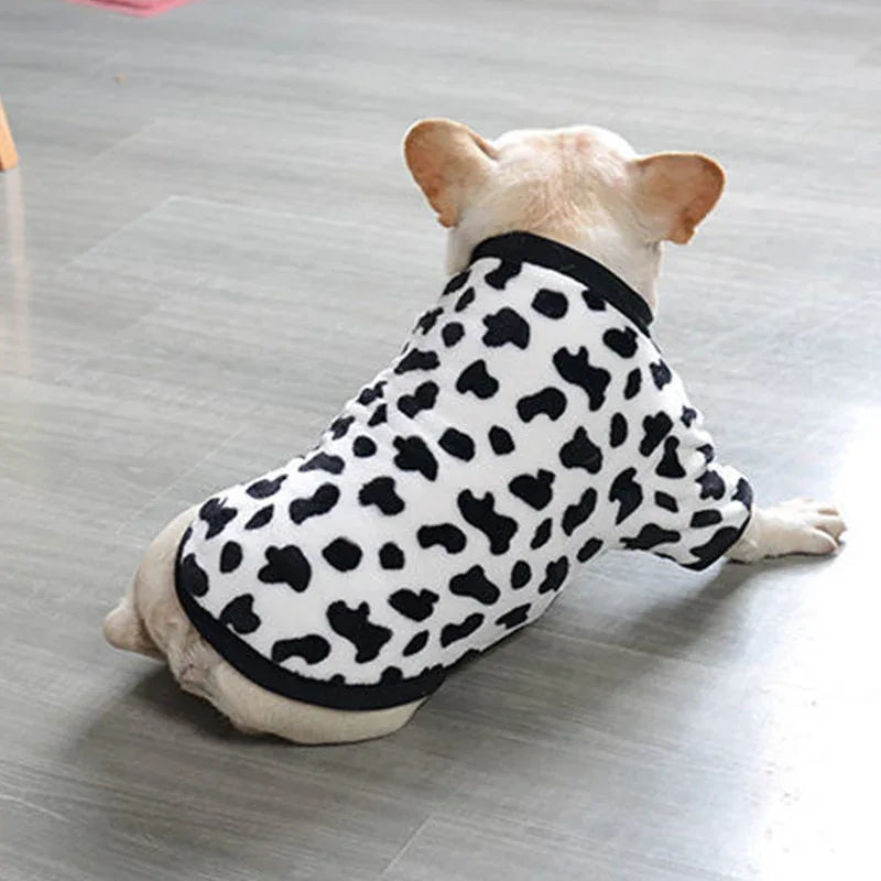 French Plush Pet Pajamas