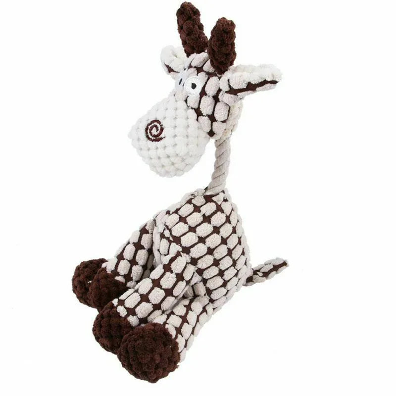 Squeaky Plush Dog Toy