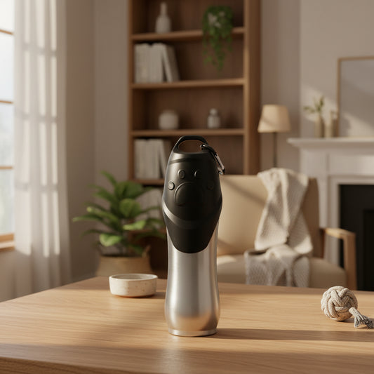 Stainless Steel Pet Water Bottle - [Zoro Pets]
