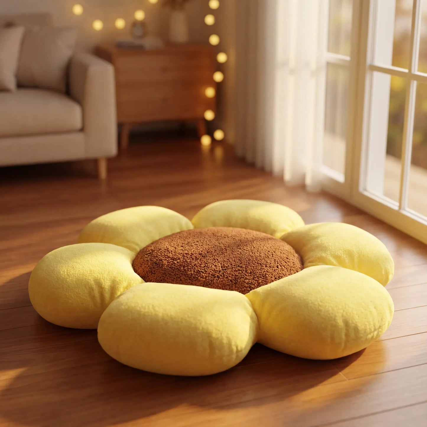 Round Plush Pet Bed — Zoro Pets