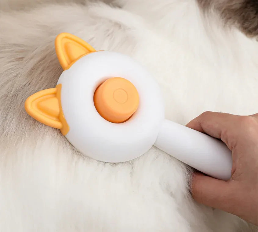 Self-Cleaning Grooming Brush