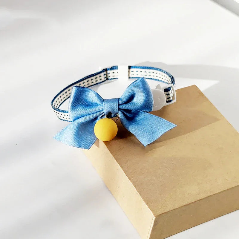 Bell Bow Tie Cat Collar