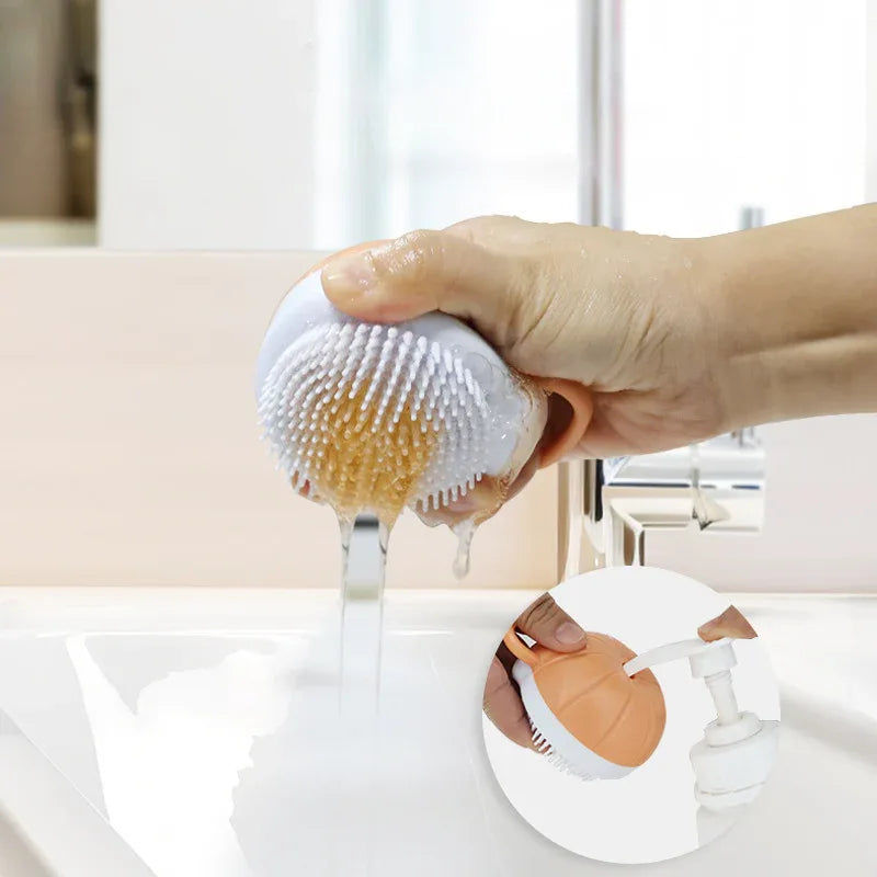 Silicone Shampoo Bath Brush