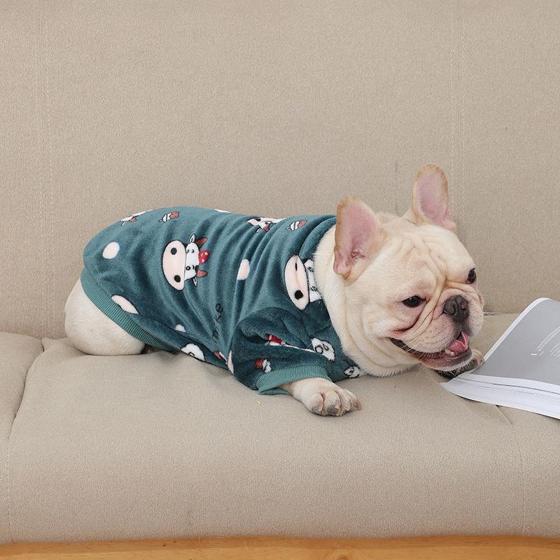 French Plush Pet Pajamas